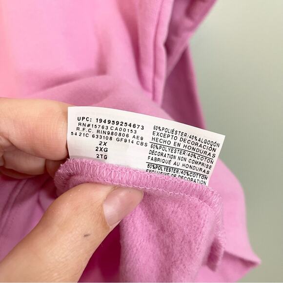 Champion Women's Powerblend Orchid Plus Size Lightweight Crewneck Size 2x NWT - Picture 7 of 10